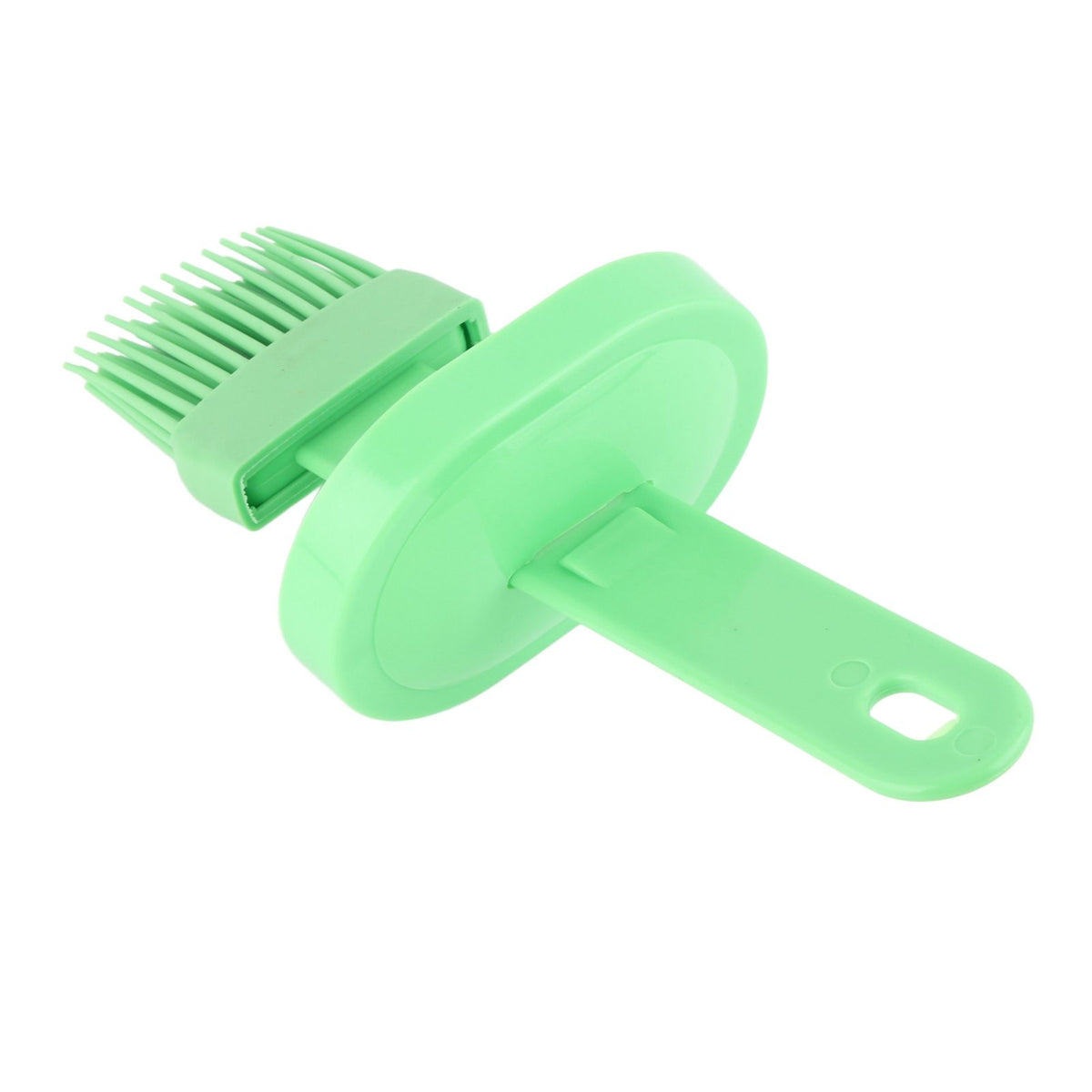 Integrated Silicone Oil Bottle Brush Olive Oil Dispenser Bottle with Silicone Brush for Cooking Baking Barbecue Pickling Green
