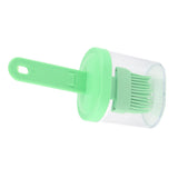 Integrated Silicone Oil Bottle Brush Olive Oil Dispenser Bottle with Silicone Brush for Cooking Baking Barbecue Pickling Green