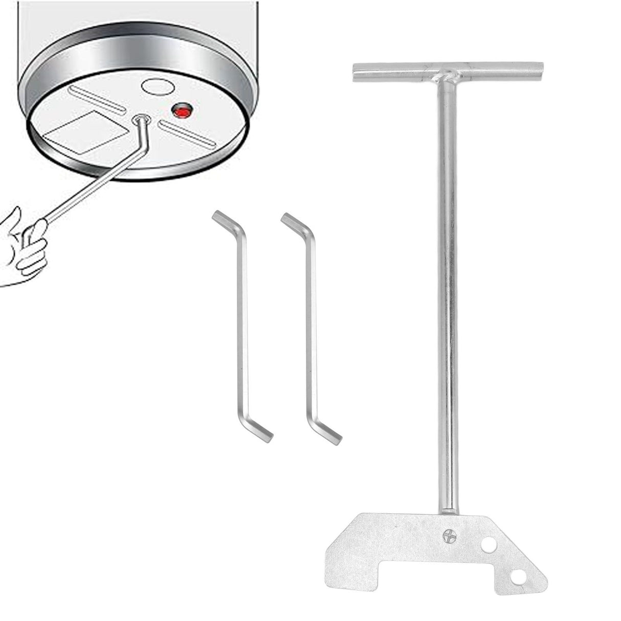 3 Pcs Garbage Disposer Unjamming Wrench Garbage Disposal Release Wrench for Dislodge Jams Or Clutter From Above The Sink