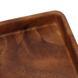 Walnut Fruit Plate Smooth Textured Elegant Wood Serving Tray for Snack Fruit Nut Kitchen Utensils Square 15x15cm