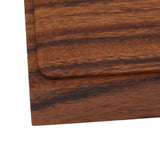 Walnut Fruit Plate Smooth Textured Elegant Wood Serving Tray for Snack Fruit Nut Kitchen Utensils Heart 14.5x14.5cm