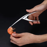 Shrimp Deveiner Tool Efficient Easy To Use Comfortable Grip Stainless Steel Shrimp Peeler for Seafood