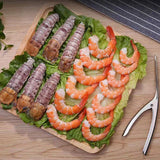 Shrimp Deveiner Tool Efficient Easy To Use Comfortable Grip Stainless Steel Shrimp Peeler for Seafood