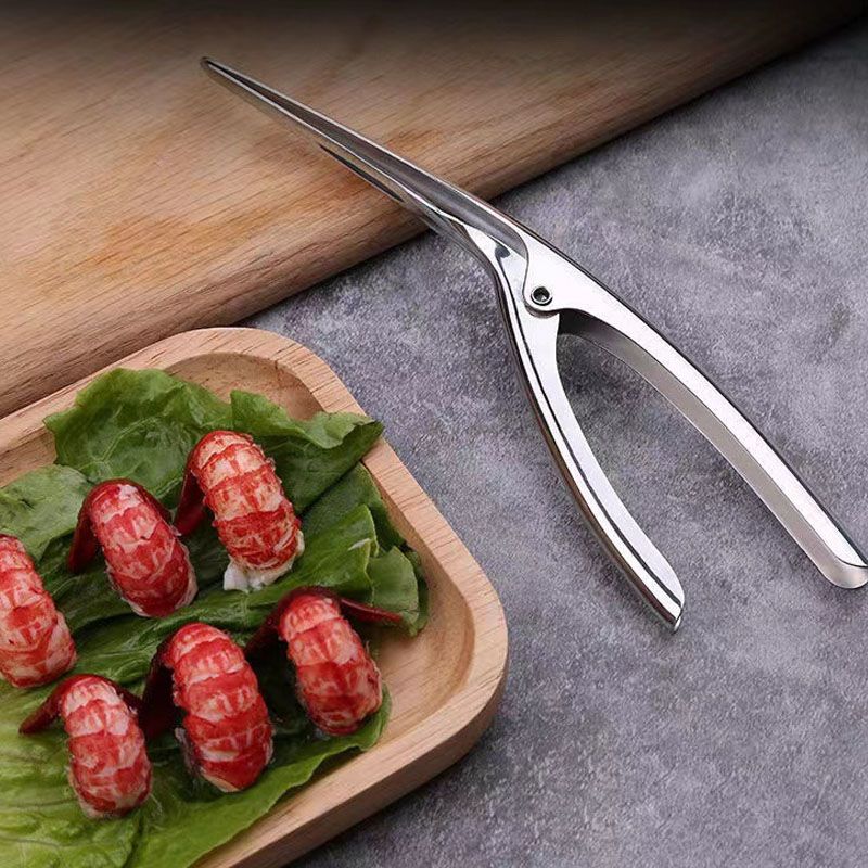 Shrimp Deveiner Tool Efficient Easy To Use Comfortable Grip Stainless Steel Shrimp Peeler for Seafood