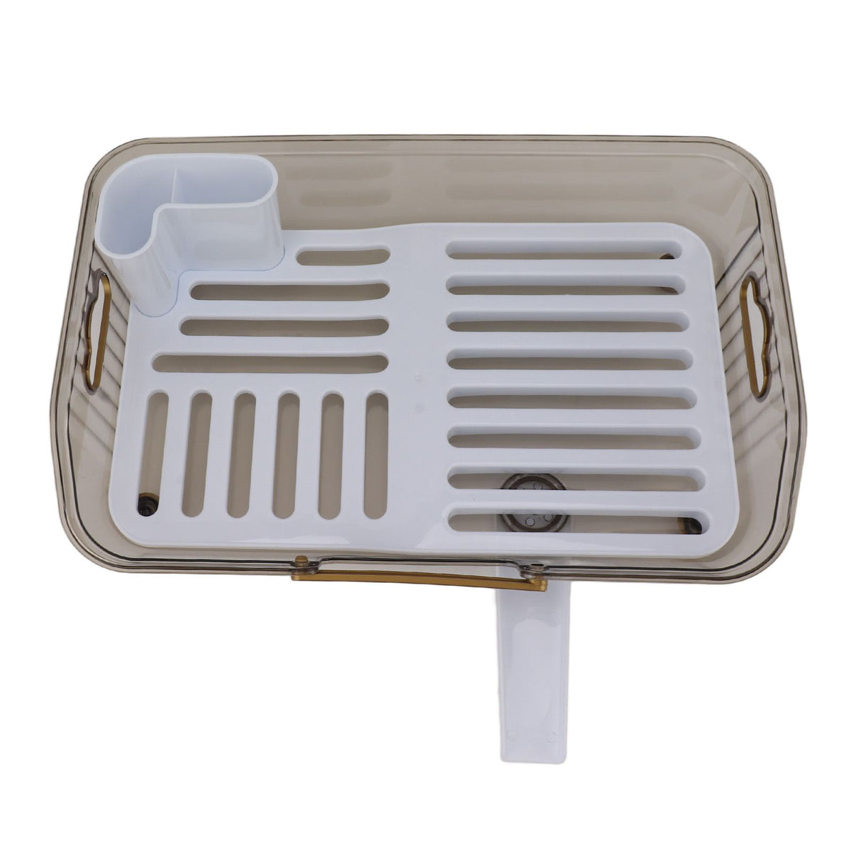 Dish Drying Rack Multifunctional PP Space Saving Clean Hygienic Dish Drainer for Kitchen Sink