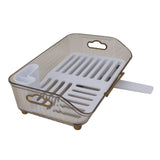 Dish Drying Rack Multifunctional PP Space Saving Clean Hygienic Dish Drainer for Kitchen Sink - Close-Up Angle