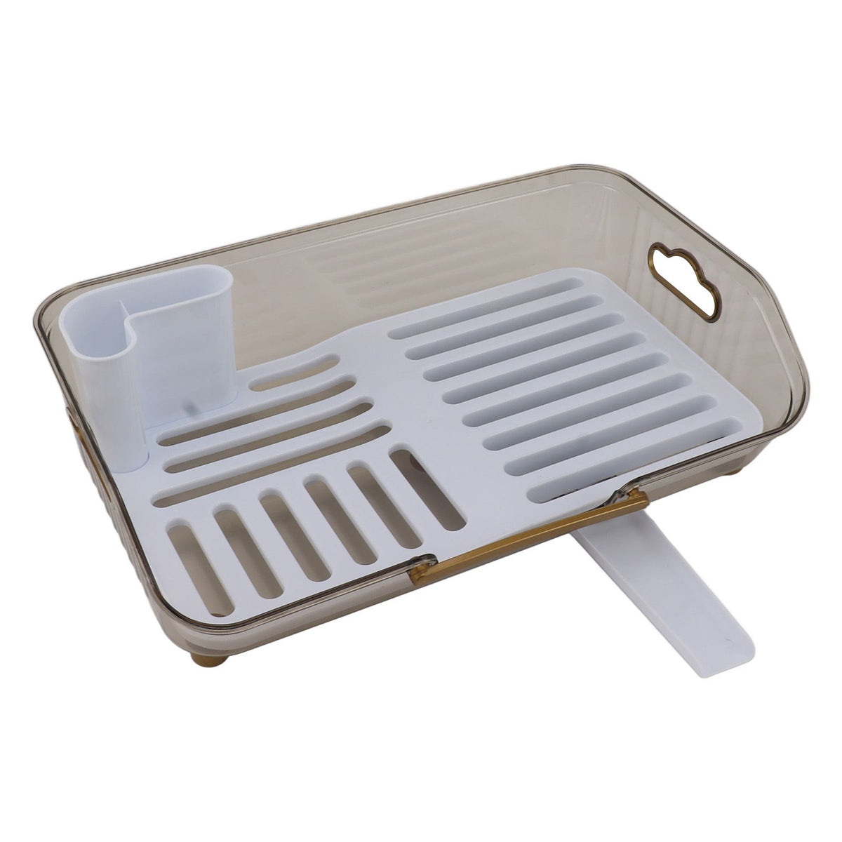 Dish Drying Rack Multifunctional PP Space Saving Clean Hygienic Dish Drainer for Kitchen Sink