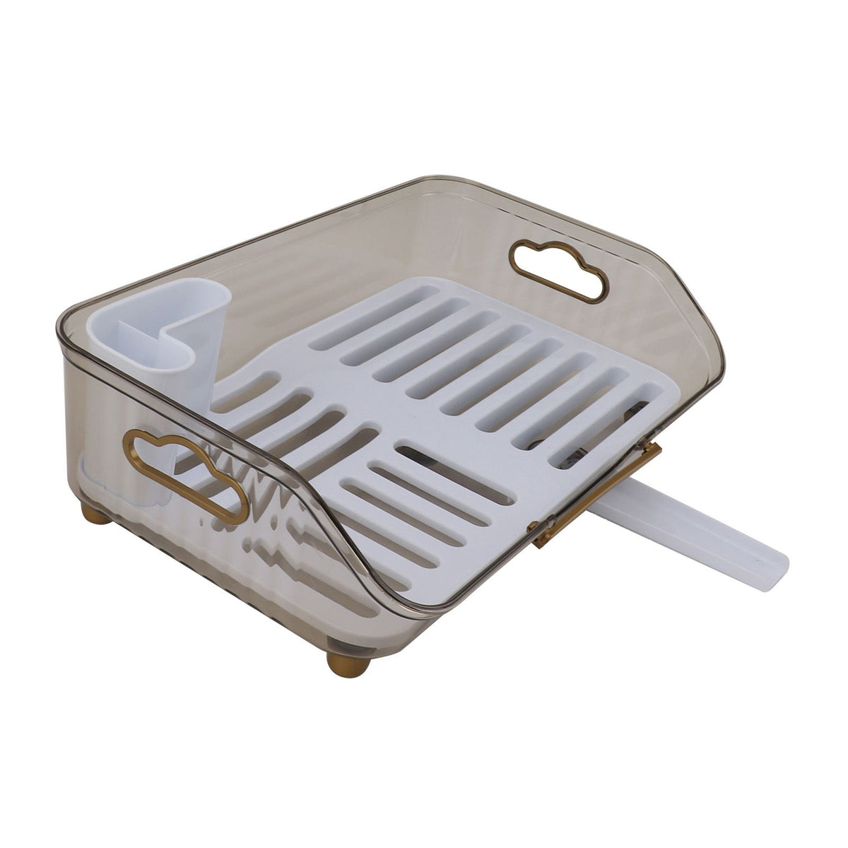 Dish Drying Rack Multifunctional PP Space Saving Clean Hygienic Dish Drainer for Kitchen Sink