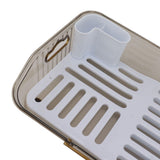 Dish Drying Rack Multifunctional PP Space Saving Clean Hygienic Dish Drainer for Kitchen Sink