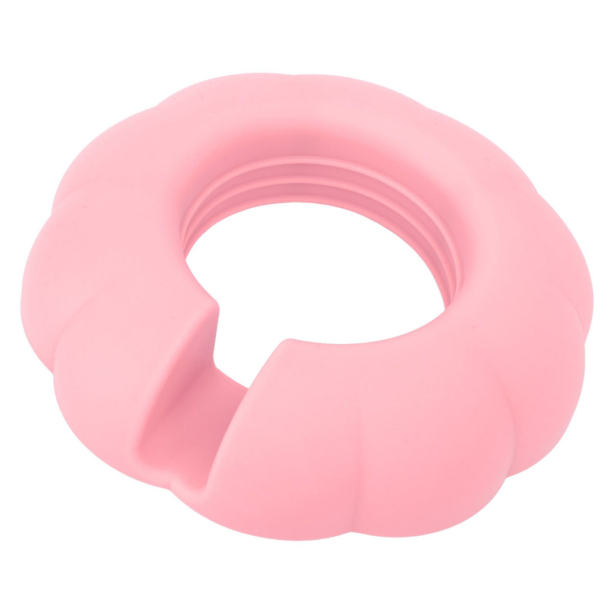 5 Grid Silicone Divided Serving Tray Snack Divider Divided Container Round Serving Platter for 40oz Cup Pink