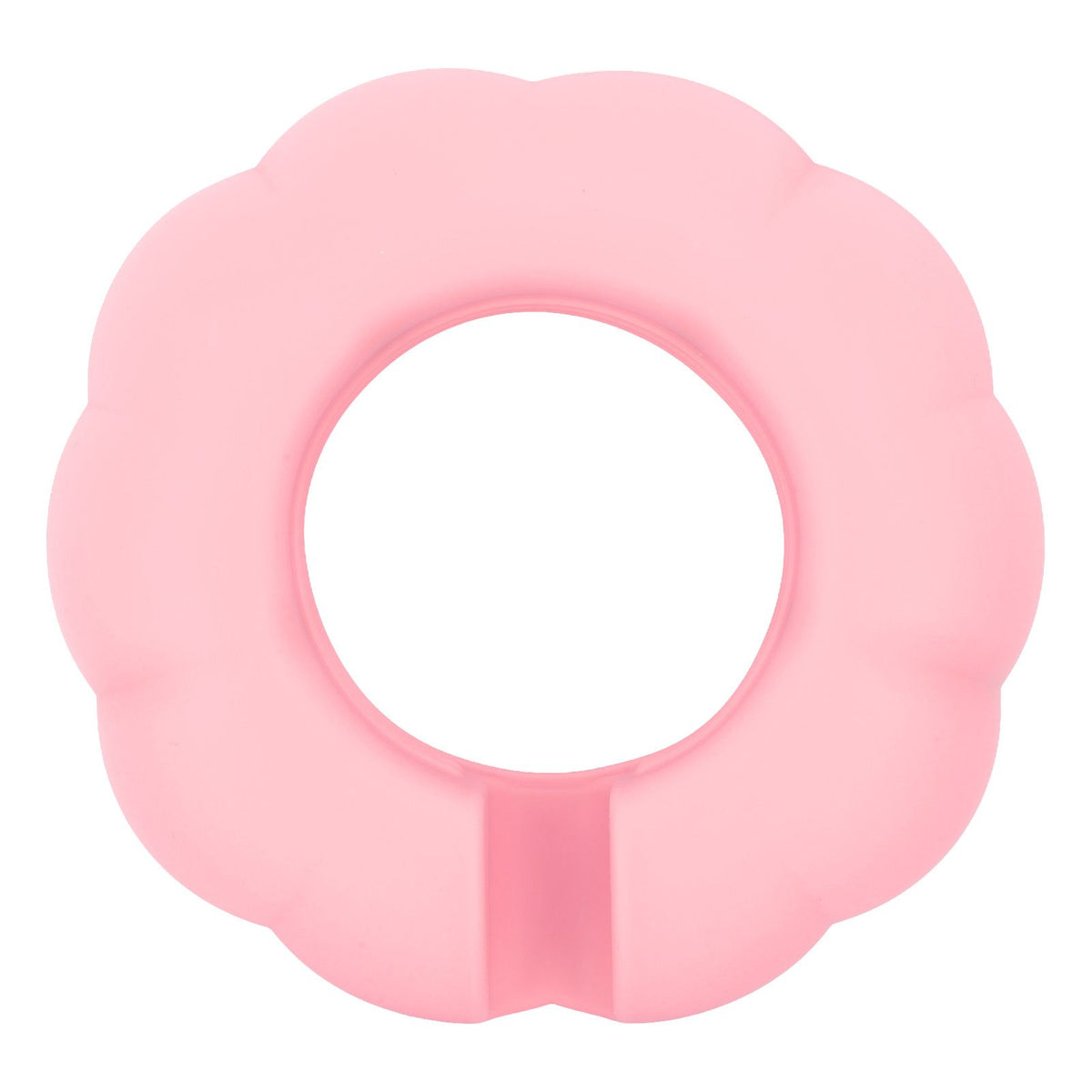 5 Grid Silicone Divided Serving Tray Snack Divider Divided Container Round Serving Platter for 40oz Cup Pink