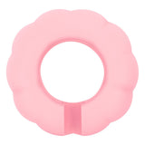 5 Grid Silicone Divided Serving Tray Snack Divider Divided Container Round Serving Platter for 40oz Cup Pink
