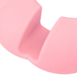 5 Grid Silicone Divided Serving Tray Snack Divider Divided Container Round Serving Platter for 40oz Cup Pink - Extra Image
