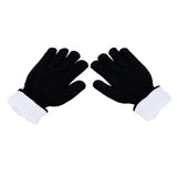 BBQ Gloves Fireproof Heat Resistant Prevent Slip Grilling Gloves for Microwave Oven Barbecue Baking Black - Low Angle