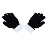 BBQ Gloves Fireproof Heat Resistant Prevent Slip Grilling Gloves for Microwave Oven Barbecue Baking Black