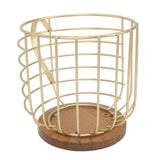 Mug Shape Coffee Pod Holder Coffee Capsule Storage Basket for Counter Coffee Bar Tabletop Kitchen Living Room Wordless Gold - 45-Degree Angle