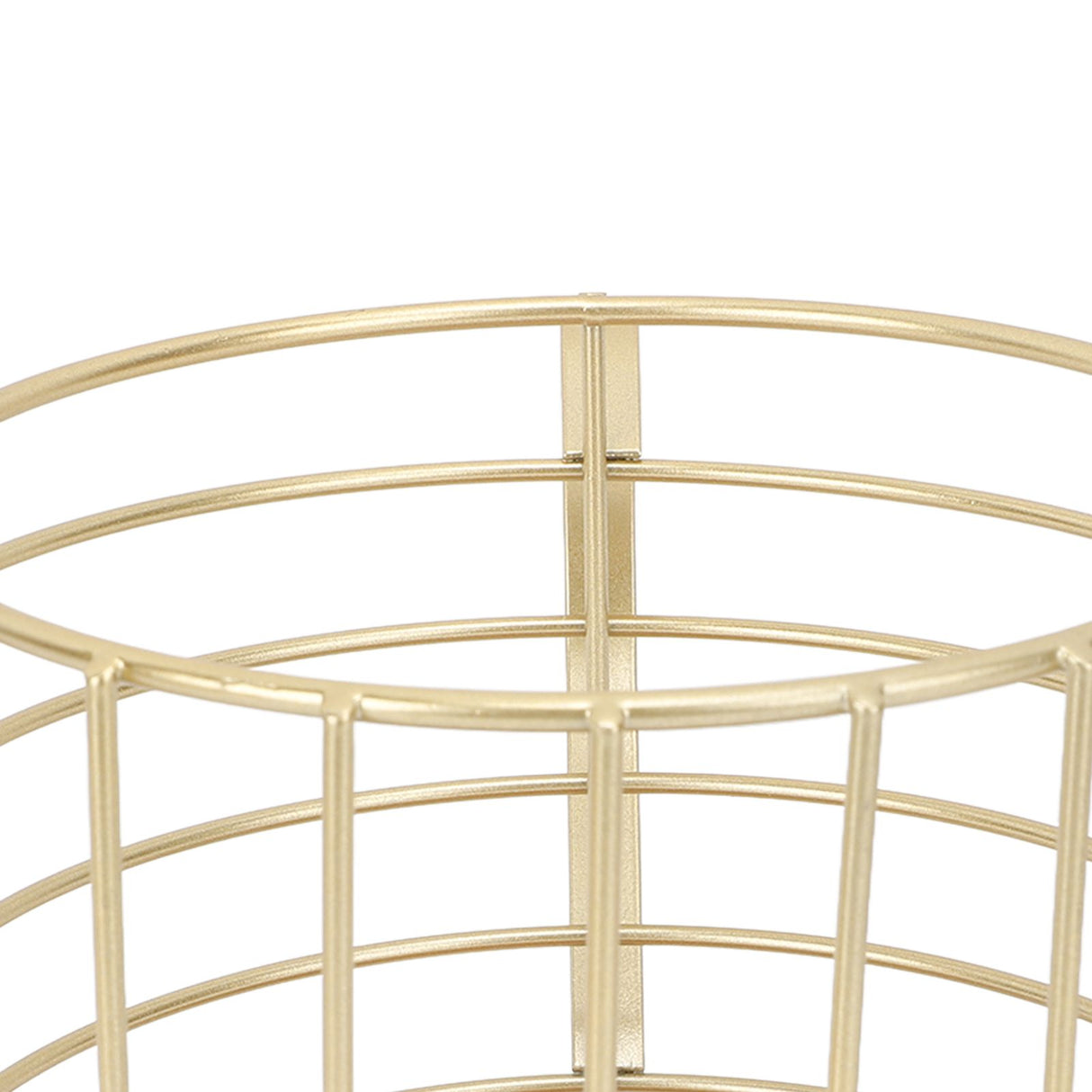 Mug Shape Coffee Pod Holder Coffee Capsule Storage Basket for Counter Coffee Bar Tabletop Kitchen Living Room Wordless Gold
