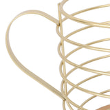 Mug Shape Coffee Pod Holder Coffee Capsule Storage Basket for Counter Coffee Bar Tabletop Kitchen Living Room Wordless Gold