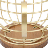 Mug Shape Coffee Pod Holder Coffee Capsule Storage Basket for Counter Coffee Bar Tabletop Kitchen Living Room Wordless Gold - Extra Image