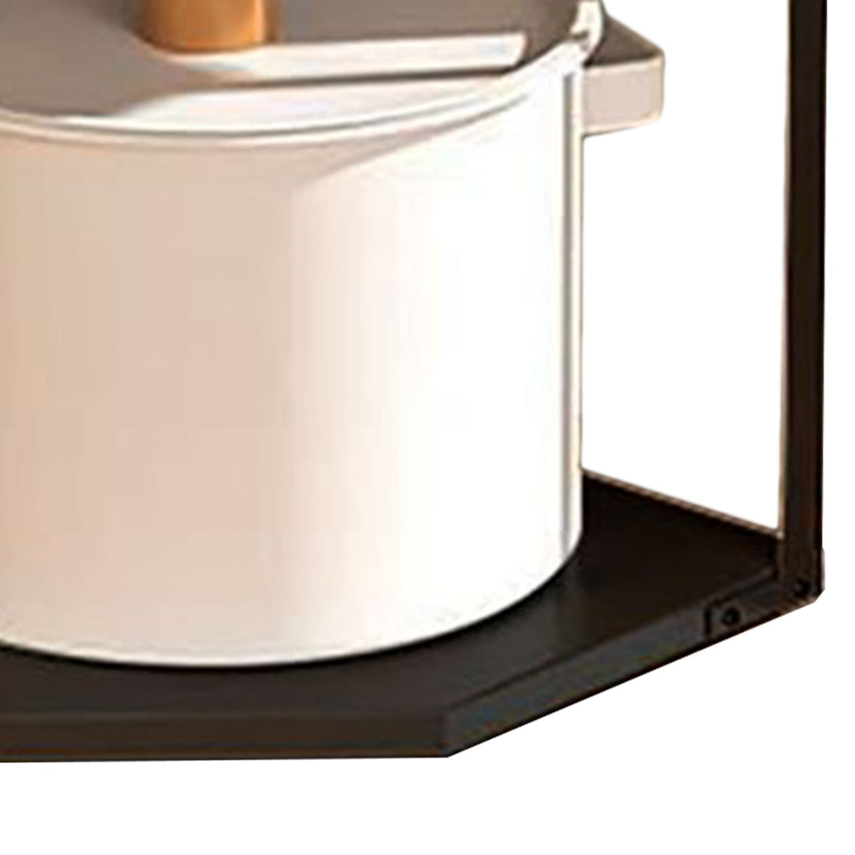 Kitchen Small Corner Shelf Rack Fan Shaped Space Saving Stable Carbon Steel Cookware Stand for Pots Pans 2 Layer Black 27x27x27.6cm