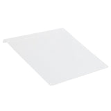 Acrylic Cutting Board Non Slip Clear Cutting Board with Counter Lip for Kitchen Counter 45x35x3CM