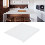Acrylic Cutting Board Non Slip Clear Cutting Board with Counter Lip for Kitchen Counter 45x35x3CM