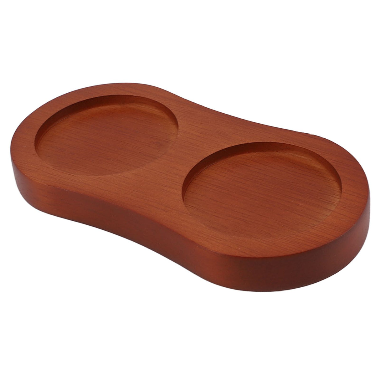 Pepper Salt Mill Tray 8 Shaped Easy To Use Wooden Mill Tray for Placing Various Seasoning Bottles