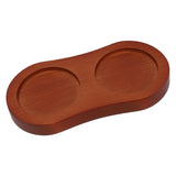 Pepper Salt Mill Tray 8 Shaped Easy To Use Wooden Mill Tray for Placing Various Seasoning Bottles