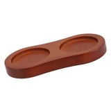 Pepper Salt Mill Tray 8 Shaped Easy To Use Wooden Mill Tray for Placing Various Seasoning Bottles