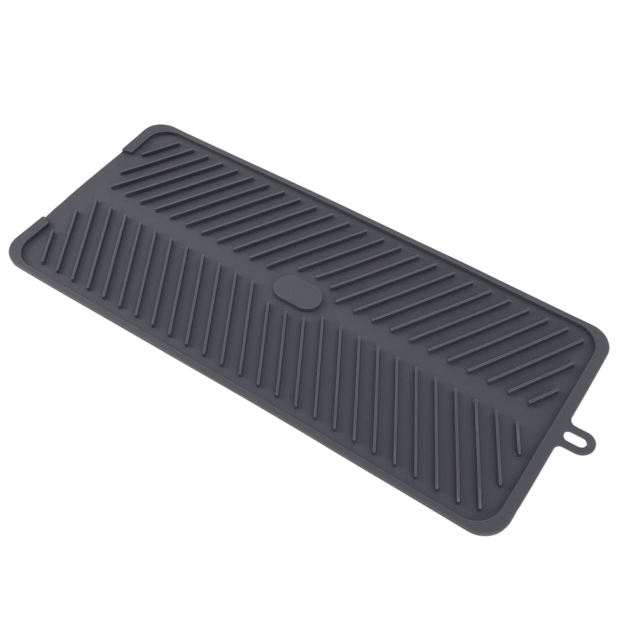 Silicone Drainage Pad Multipurpose Waterproof Collapsible Heat Resistance Thicken Silicone Dish Drying Mat for Kitchen Bar