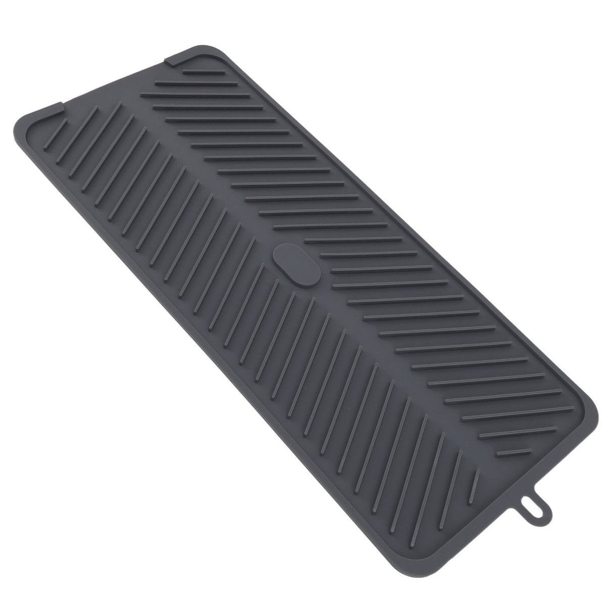 Silicone Drainage Pad Multipurpose Waterproof Collapsible Heat Resistance Thicken Silicone Dish Drying Mat for Kitchen Bar
