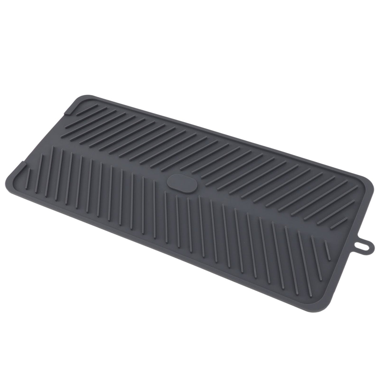 Silicone Drainage Pad Multipurpose Waterproof Collapsible Heat Resistance Thicken Silicone Dish Drying Mat for Kitchen Bar