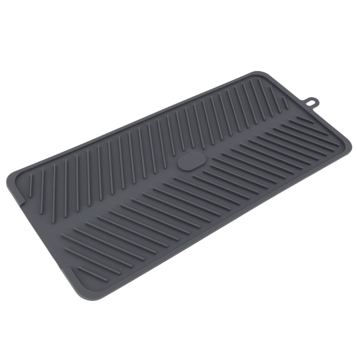 Silicone Drainage Pad Multipurpose Waterproof Collapsible Heat Resistance Thicken Silicone Dish Drying Mat for Kitchen Bar