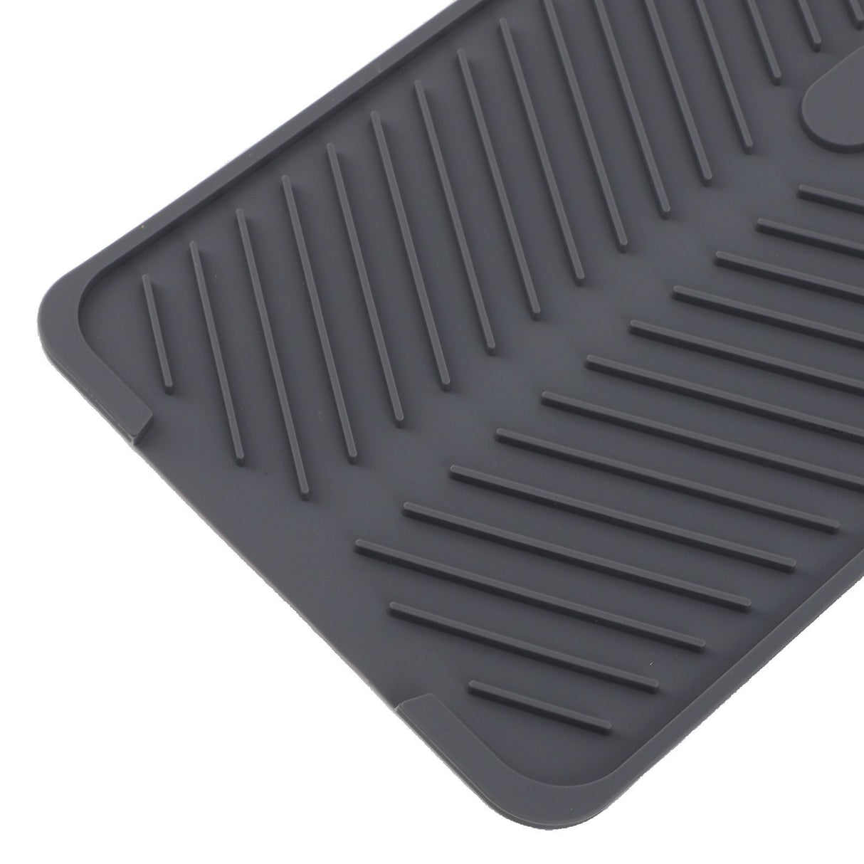 Silicone Drainage Pad Multipurpose Waterproof Collapsible Heat Resistance Thicken Silicone Dish Drying Mat for Kitchen Bar