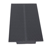 Silicone Dish Drying Mat Anti Slip Shock Proof Easy To Clean Kitchen Counter Drying Mat for Dish Bowl Fork L 43x33.5cm