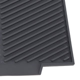 Silicone Dish Drying Mat Anti Slip Shock Proof Easy To Clean Kitchen Counter Drying Mat for Dish Bowl Fork L 43x33.5cm