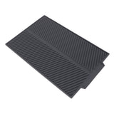 Silicone Dish Drying Mat Anti Slip Shock Proof Easy To Clean Kitchen Counter Drying Mat for Dish Bowl Fork S 39x25cm