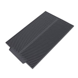 Silicone Dish Drying Mat Anti Slip Shock Proof Easy To Clean Kitchen Counter Drying Mat for Dish Bowl Fork S 39x25cm