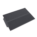 Silicone Dish Drying Mat Anti Slip Shock Proof Easy To Clean Kitchen Counter Drying Mat for Dish Bowl Fork S 39x25cm