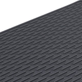 Rectangular Silicone Dish Drying Mat Heat Insulation Anti Slip Dish Drying Mat with Built in Drain Lip for Kitchen Counter Small Size