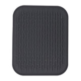 Rectangular Silicone Dish Drying Mat Heat Insulation Anti Slip Dish Drying Mat with Built in Drain Lip for Kitchen Counter Large Size