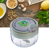 Manual Garlic Chopper Highly Efficient Multifunctional Safe Sturdy Durable Small Size Manual Garlic Masher for Home Green