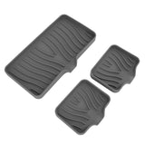 Kitchen Soap Tray Countertop Silicone Sink Deflector Sponge Holder for Bathroom Toilet Grey