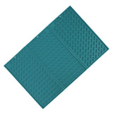 3 Fold Counter Foldable Drying Mat Silicone Fast Drying Waterproof Reusable Drying Kitchen Mat for Kitchen Bathroom Green