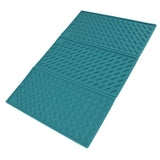 3 Fold Counter Foldable Drying Mat Silicone Fast Drying Waterproof Reusable Drying Kitchen Mat for Kitchen Bathroom Green - Extra Image
