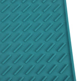 3 Fold Counter Foldable Drying Mat Silicone Fast Drying Waterproof Reusable Drying Kitchen Mat for Kitchen Bathroom Green