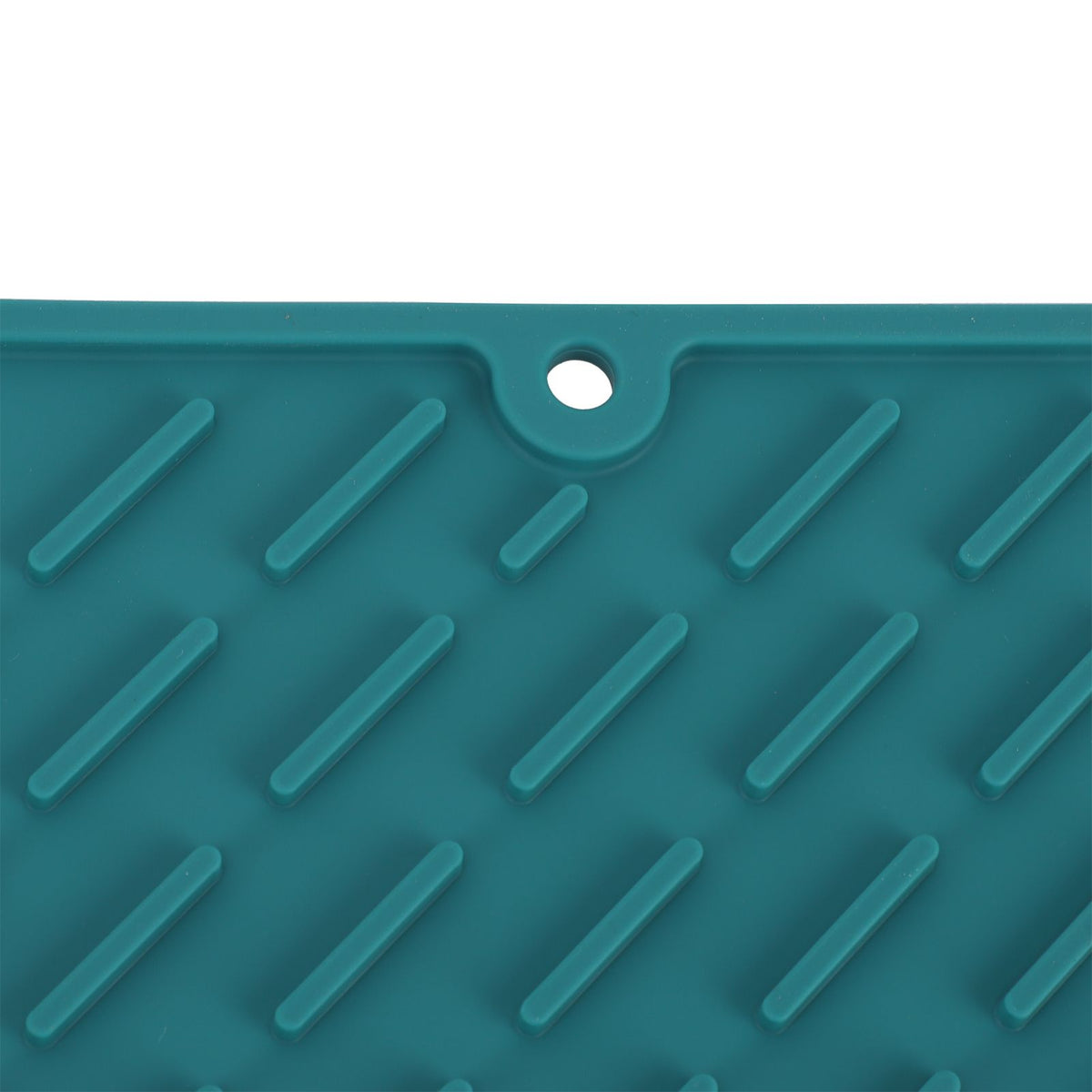 3 Fold Counter Foldable Drying Mat Silicone Fast Drying Waterproof Reusable Drying Kitchen Mat for Kitchen Bathroom Green