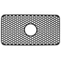 Hollow Insulated Kitchen Sink Mat Non Slip Multi Functional Large Size Silicone Sink Mat Protector Black