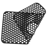 Hollow Insulated Kitchen Sink Mat Non Slip Multi Functional Large Size Silicone Sink Mat Protector Black