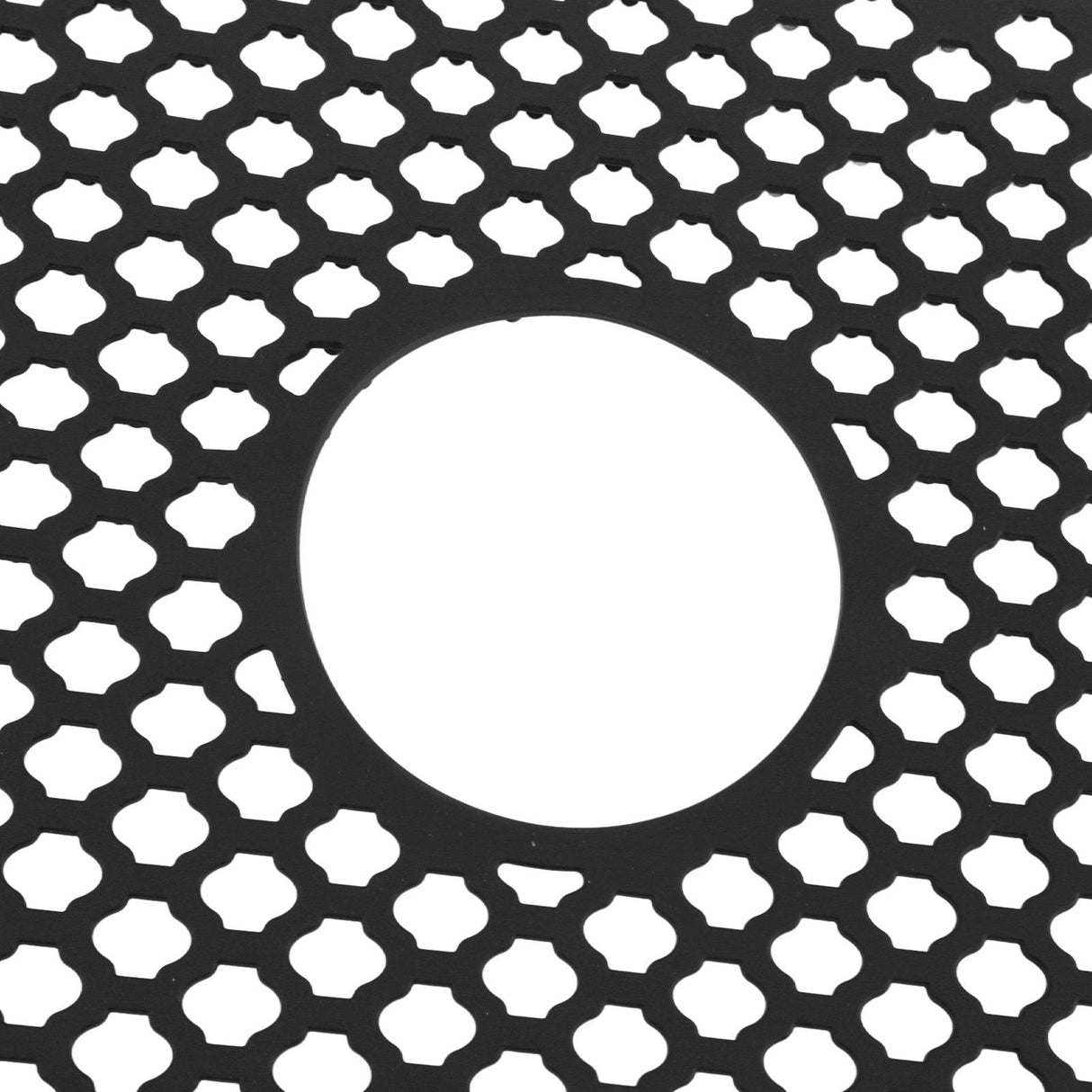 Hollow Insulated Kitchen Sink Mat Non Slip Multi Functional Large Size Silicone Sink Mat Protector Black